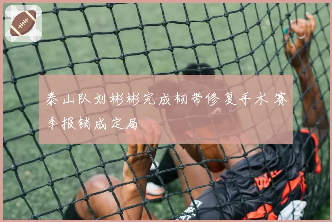 泰山队刘彬彬完成韧带修复手术 赛季报销成定局