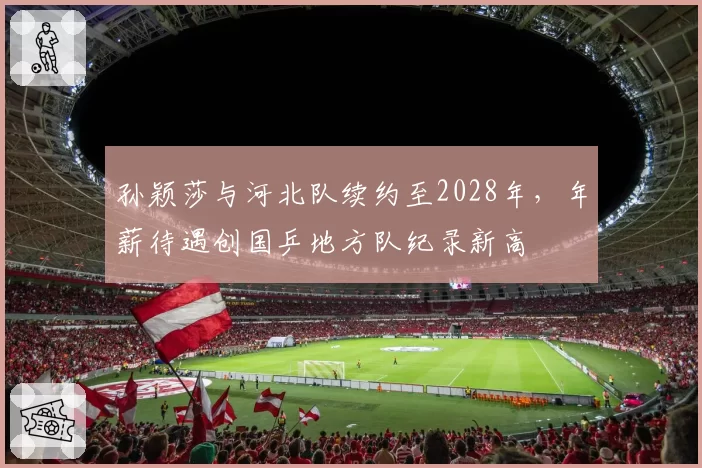 孙颖莎与河北队续约至2028年，年薪待遇创国乒地方队纪录新高