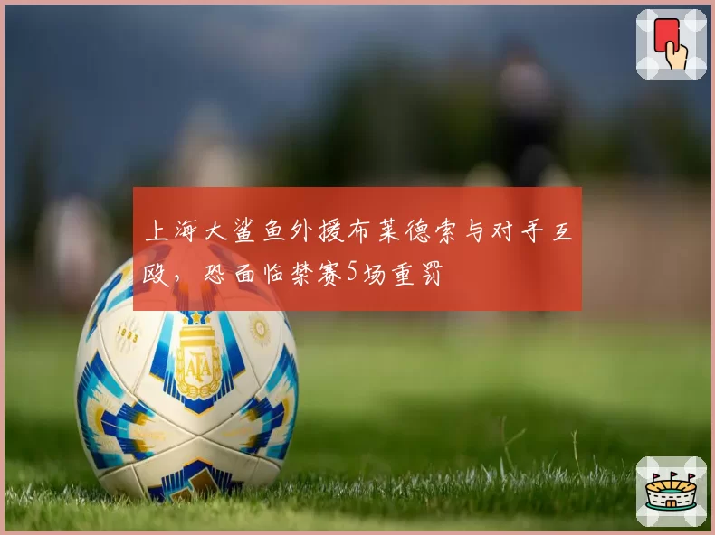 上海大鲨鱼外援布莱德索与对手互殴,恐面临禁赛5场重罚